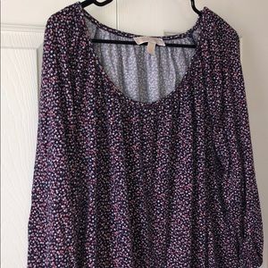 Michael Kors Floral Top Size L